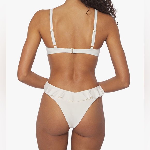 Weworewhat Off White Ruffle Delilah Bottom size xl NWOT - Picture 5 of 6